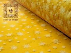 Флок снежинки на желтом