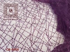 Расшитая пайетками сетка OB-N008
